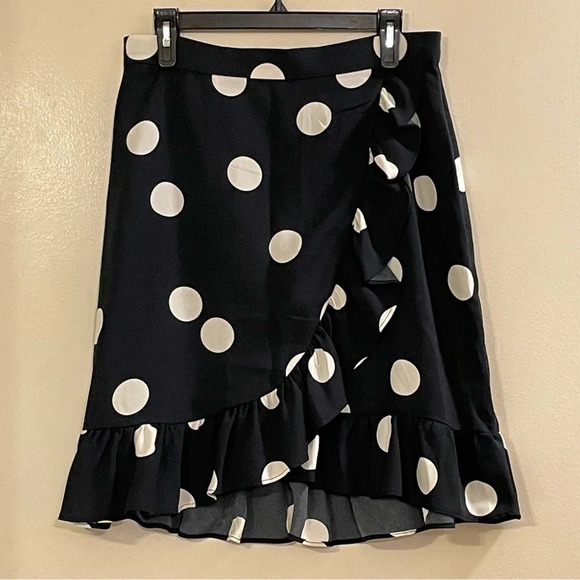 MODCLOTH‎ It's a Wrap Ruffled A-Line Skirt - Picture 5 of 9